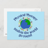 フィジカルセラピーが世界を動かす ポストカード (正面/裏面)