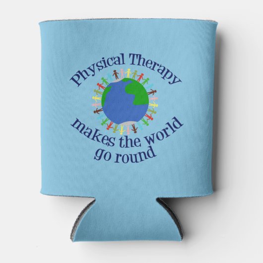 フィジカルセラピーが世界を動かす 缶クーラー (正面)