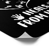 フィジカルセラピーが仕事中から癒す ポスター (角)