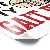 フィジカルセラピーが私を足並み帯に連れて行かない フォトプリント            (角)