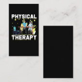 フィジカルセラピーで働く理学療法の職業 名刺 (正面/裏面)