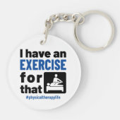 フィジカルセラピーにエクササイズがある キーホルダー (裏面)