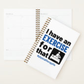 フィジカルセラピーにエクササイズがある プランナー手帳 (ディスプレー)