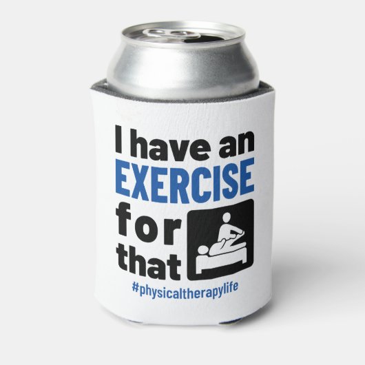 フィジカルセラピーにエクササイズがある 缶クーラー (缶裏面)