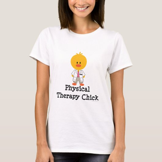 フィジカルセラピーのひよこのTシャツ Tシャツ (正面)