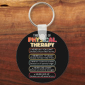 フィジカルセラピーのやる気を起こさせるゴール キーホルダー (正面)