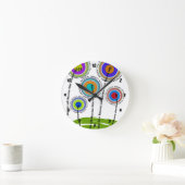 フィジカルセラピーのアートなギフト ラウンド壁時計 (ホーム)