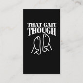 フィジカルセラピーのギフトしかしその足取り 名刺 (正面)