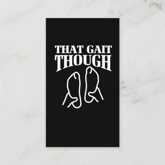 フィジカルセラピーのギフトしかしその足取り 名刺 (正面)