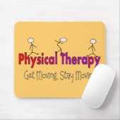 フィジカルセラピーのデザイン棒人間たちの マウスパッド (マウス)