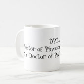 フィジカルセラピーのマグ コーヒーマグカップ (正面左)