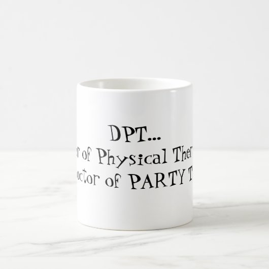 フィジカルセラピーのマグ コーヒーマグカップ (中央)