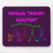 フィジカルセラピーの助手のギフト マウスパッド (正面)