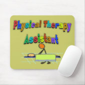 フィジカルセラピーの助手--棒の姿のデザイン マウスパッド (マウス)