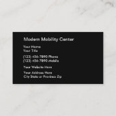 フィジカルセラピーの名刺 名刺 (裏面)