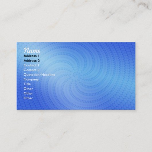 フィジカルセラピーの名刺 名刺 (正面)