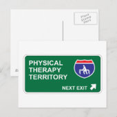 フィジカルセラピーの次の終了 ポストカード (正面/裏面)