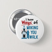 フィジカルセラピーの歩き方 缶バッジ (正面&裏面)