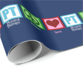 フィジカルセラピーの青い平和愛 ラッピングペーパー (ロールコーナー)