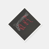 フィジカルセラピーまたは整形外科テーマ用のナプキン スタンダードカクテルナプキン (角)