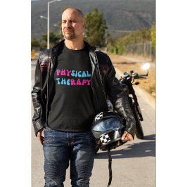 フィジカルセラピーよくはしゃぐデザイン Tシャツ