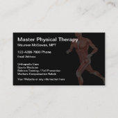 フィジカルセラピーをテーマ 名刺 (正面)