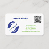 フィジカルセラピーカスタムQRコード 名刺 (正面)