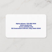 フィジカルセラピーカスタムQRコード 名刺 (裏面)