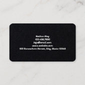 フィジカルセラピーカスタムQRプレミアム 名刺 (裏面)