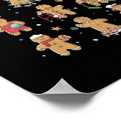 フィジカルセラピークリスマスジンジャーブレッド物理 ポスター (角)