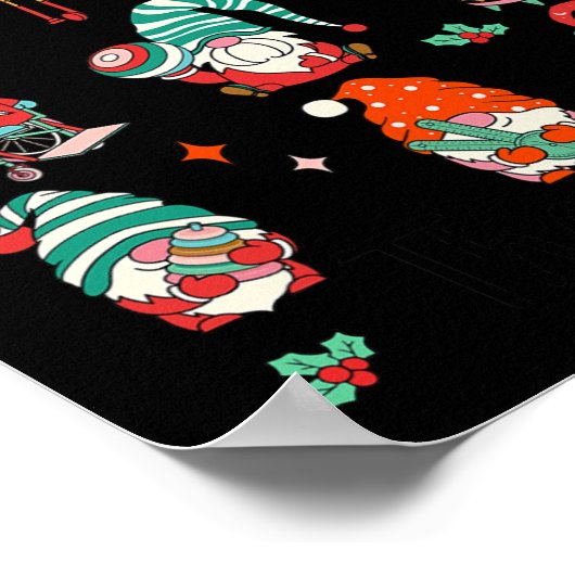 フィジカルセラピークリスマスパートセラピストかわいい格言 ポスター (角)