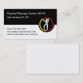 フィジカルセラピークリニック及びセラピスト 名刺 (正面/裏面)