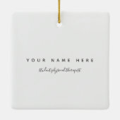 フィジカルセラピースクール臨床DPT ♥ セラミックオーナメント (裏面)