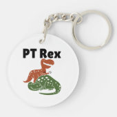 フィジカルセラピーセラピストアシスタントPTレックス キーホルダー (裏面)