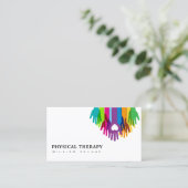 フィジカルセラピーヘルス 名刺 (スタンド正面)