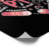 フィジカルセラピーポイントバレンタインハート形状物理 ポスター (角)