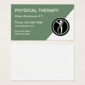 フィジカルセラピーモダン名刺(新規) (正面&裏面)
