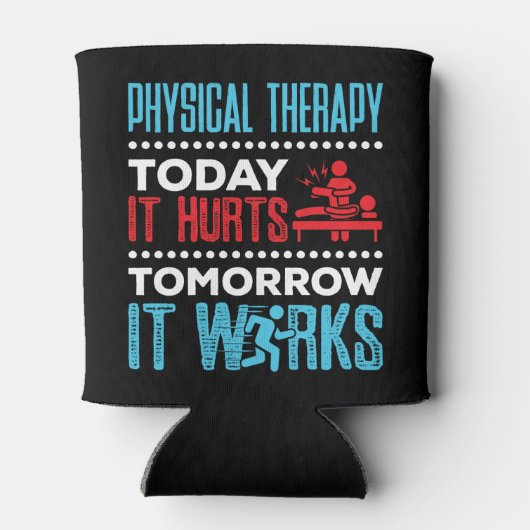 フィジカルセラピー今日は明日は動く 缶クーラー (裏面)