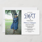 フィジカルセラピー写真卒業 招待状 (正面)