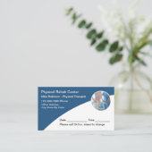 フィジカルセラピー医療アポイントメントカード 予約カード (スタンド正面)