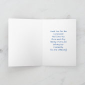 フィジカルセラピー医療サンキューカード サンキューカード (内部)