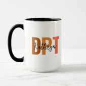 フィジカルセラピー博士後期課程の卒業生 マグカップ (左)