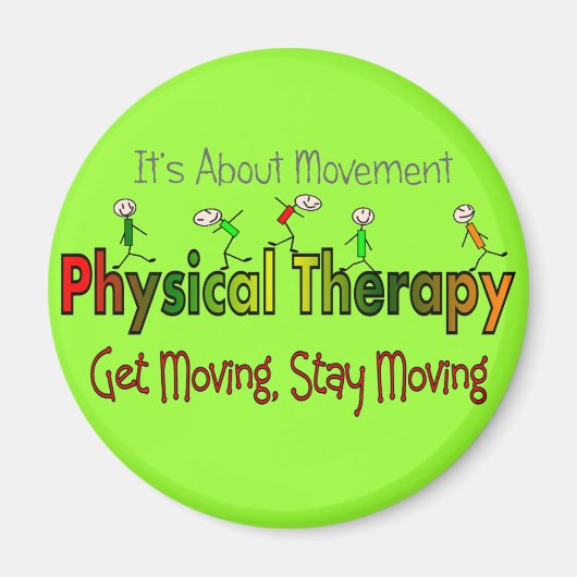 フィジカルセラピー商品とギフト マグネット (正面)