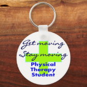 フィジカルセラピー学生「動く」 キーホルダー (正面)