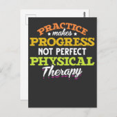 フィジカルセラピー引用文物理セラピスト ポストカード (正面/裏面)