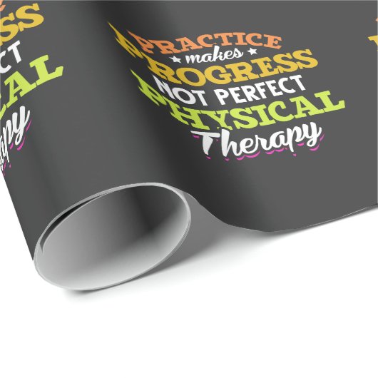 フィジカルセラピー引用文物理セラピスト ラッピングペーパー (ロールコーナー)