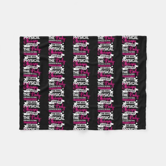 フィジカルセラピー強化誇りを持った機能 フリースブランケット (正面(横))