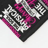 フィジカルセラピー強化誇りを持った機能 フリースブランケット (角)