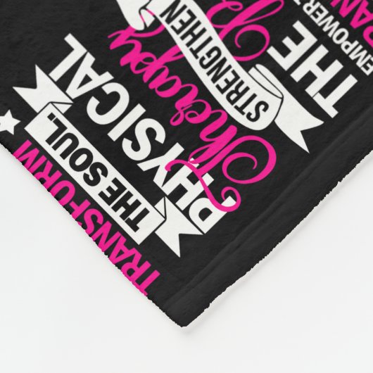 フィジカルセラピー強化誇りを持った機能 フリースブランケット (角)