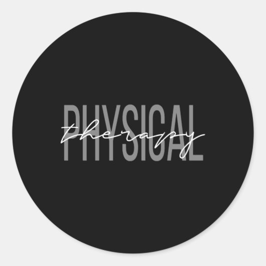 フィジカルセラピー点 ラウンドシール (正面)